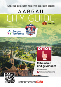 Titelseite: City Guide AARGAU
