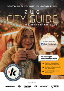 Titelseite: City Guide ZUG