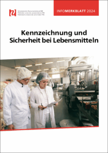 Titelseite: Merkblatt