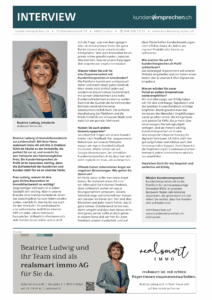 Titelseite: Kundenversprechen