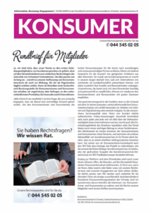Titelseite: Konsumer