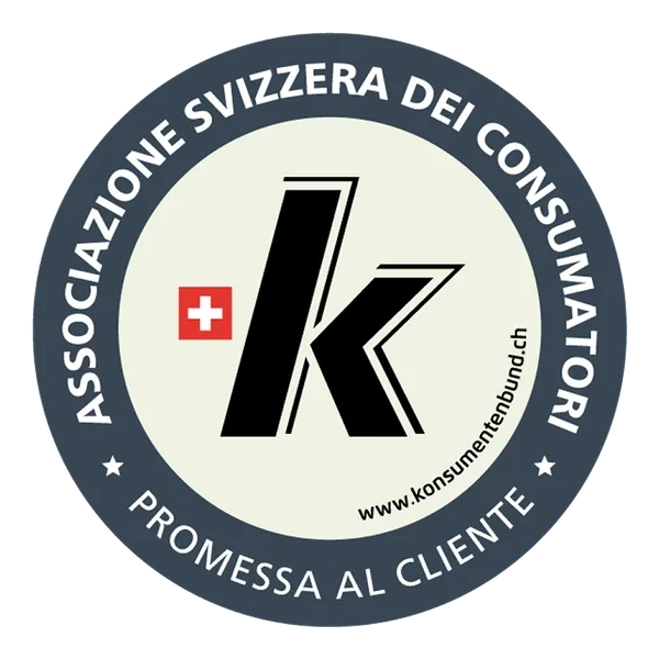 Offizielles Kundenversprechen-Siegel – Italiano
